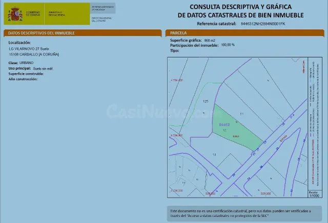 Terreno urbanizable de 868m2 en Berdillo - foto 3