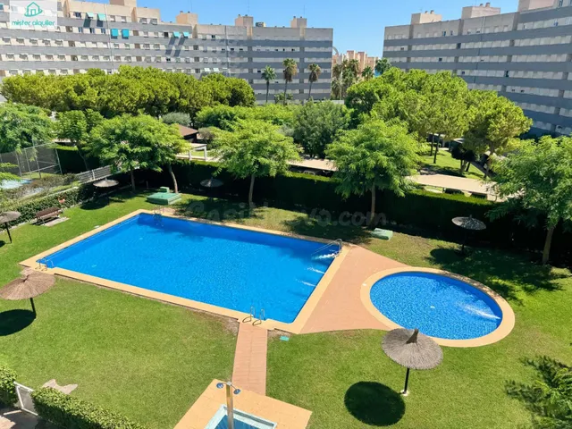 APARTAMENTO SOLEADO CON DOS TERRAZAS Y PISCINA EN PLAYA DE MUCHAVISTA — 2