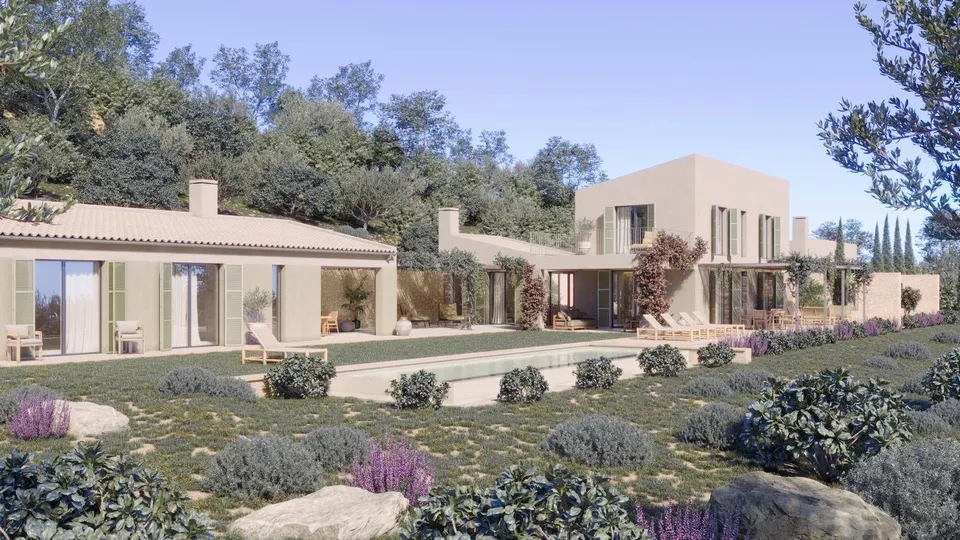 Exclusiva finca rústica en Manacor con proyecto de vivienda de diseño y piscina privada