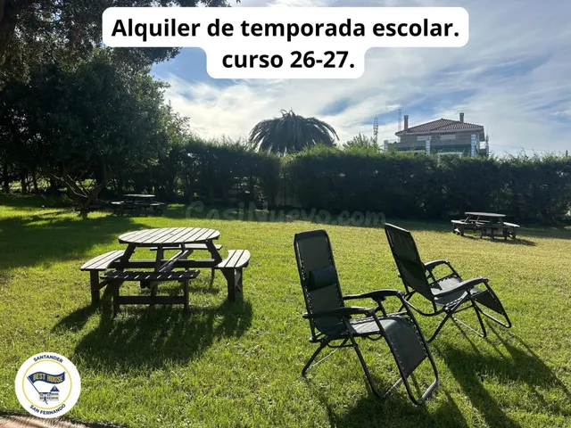 Dúplex ideal para curso escolar en Miengo: cómodo, equipado 