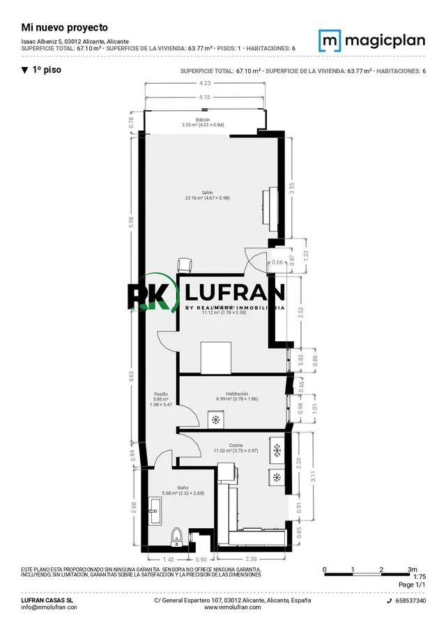 Piso en venta en Alicante - zona pio xii - el pla — 3