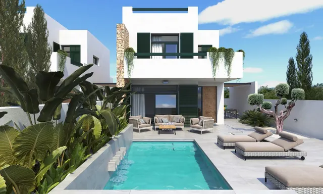 Villas independientes y semi adosadas de obra nueva en el típico pueblo de Daya Nueva. — 8