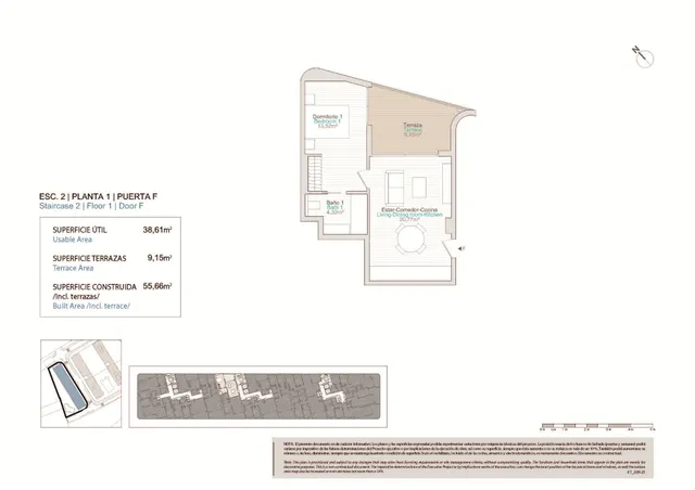 Apartamento de 1 dormitorio a un paso de la playa con vistas panorámicas al Mediterráneo a la venta en Villajoyosa — 6