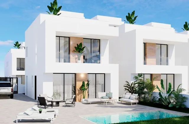 Villas con 3 dormitorios, 2 baños, solarium y piscina privad - foto 4