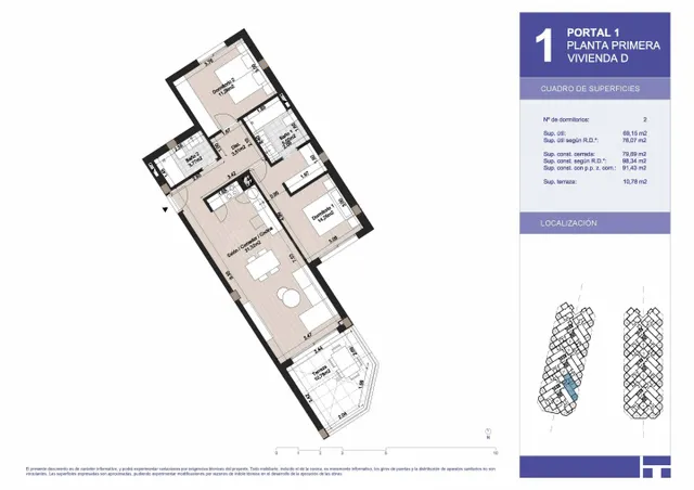 Apartamento 3 habitaciones 98m² en venta - Valle niza — 35