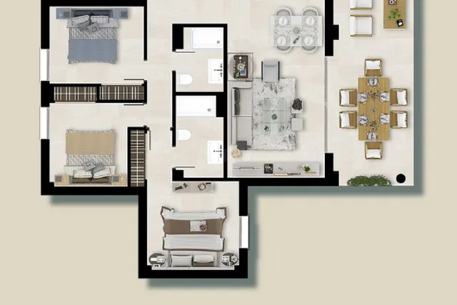 Apartamento 3 habitaciones 117m² en venta - Mijas — 13