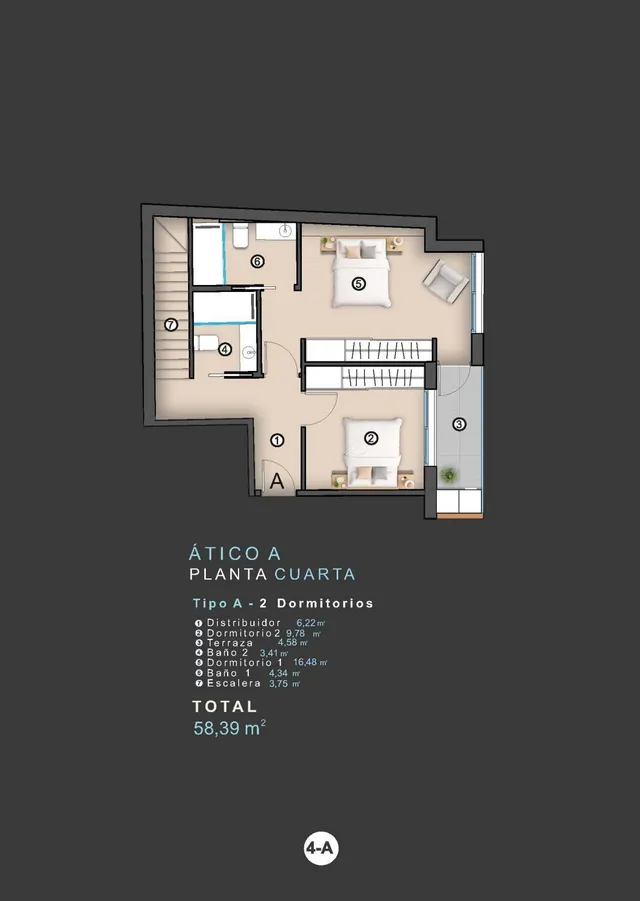 Ático 2 habitaciones 172m² en venta - torrevieja — 28