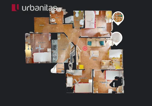 Habitación 4 habitaciones 115m² en alquiler - Vistalegre — 18
