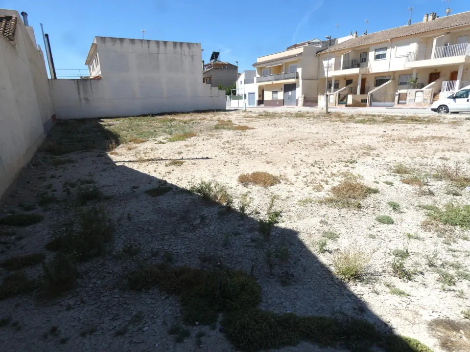 Solar urbano en Alguazas zona CENTRO