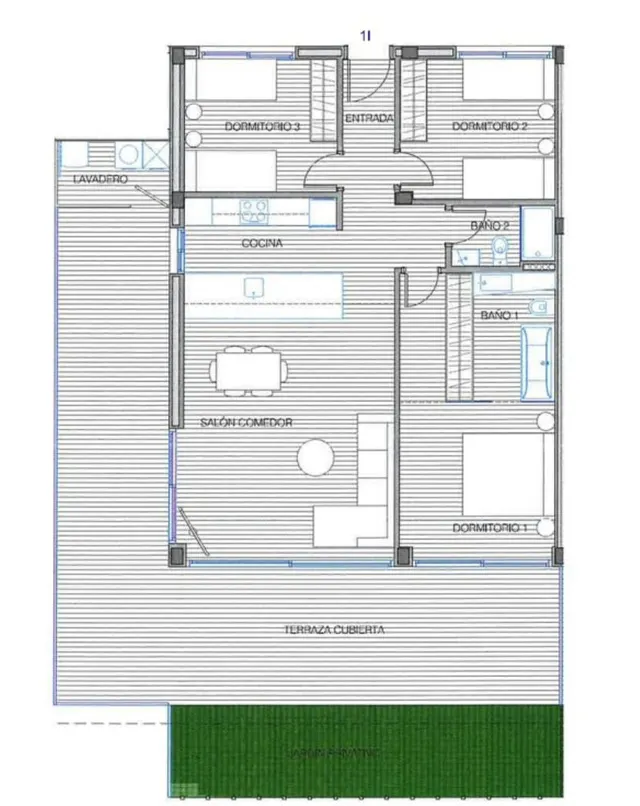 Apartamento 3 habitaciones 178m² en venta - Centro — 32