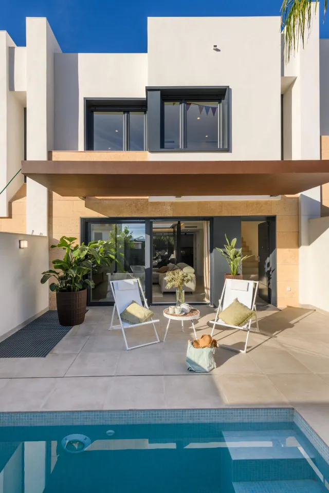 3ª FASE Atrio Residencial.  Chalets adosados con piscina en Guadalupe — 33