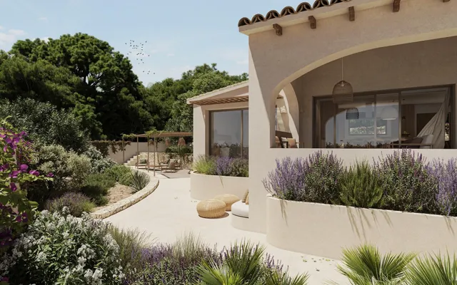 Villa de estilo mediterráneo con 3 dormitorios a la venta en Benissa. — 3