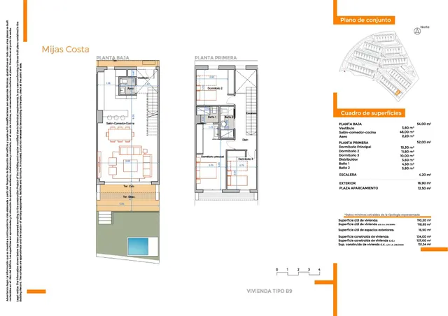 AMPLIO ADOSADO DE 3 DORMITORIOS Y MÁS DE 40M2 ENTRE TERRAZA, JARDIN Y PISCINA PROPIA Y VISTAS AL MAR — 29