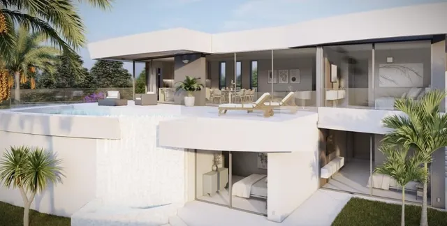 ▷Villa de Lujo en Calpe con Vistas Panorámicas al Mediterráneo y al Peñón de Ifach. — 4