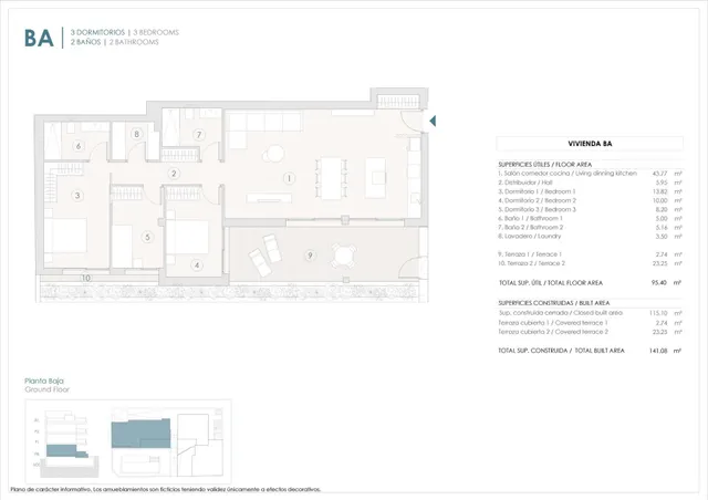 Apartamentos de nueva construcción en Benijófar con una ubicación céntrica — 6