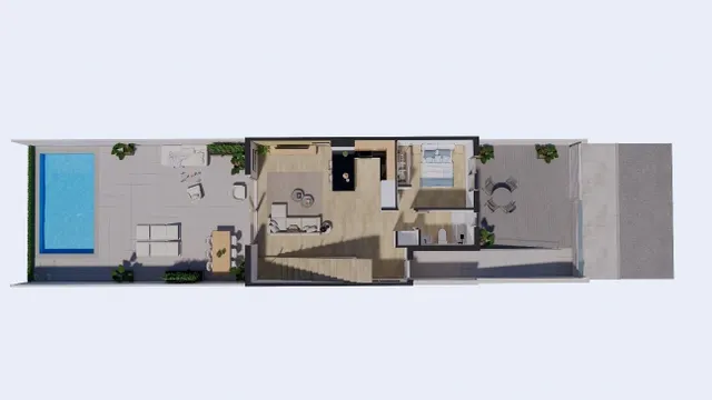 Casas adosadas de nueva construcción en primera línea de La Serena Golf en Los Alcázares — 26