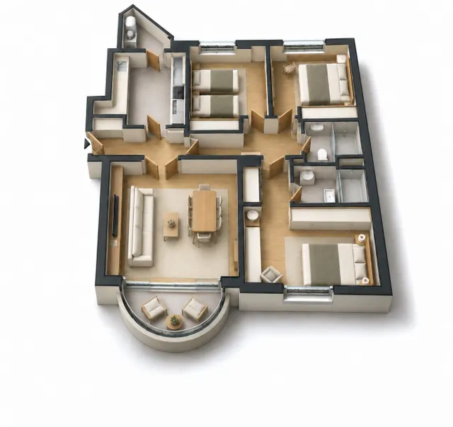 Piso 3 habitaciones 103m² en venta - Primera Fase - Nuevo Tres Cantos — 9