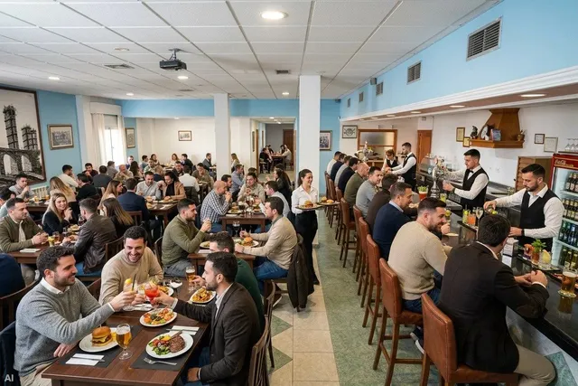 Local comercial de hostelería con gran terraza y salón de eventos en Guadiana. — 28