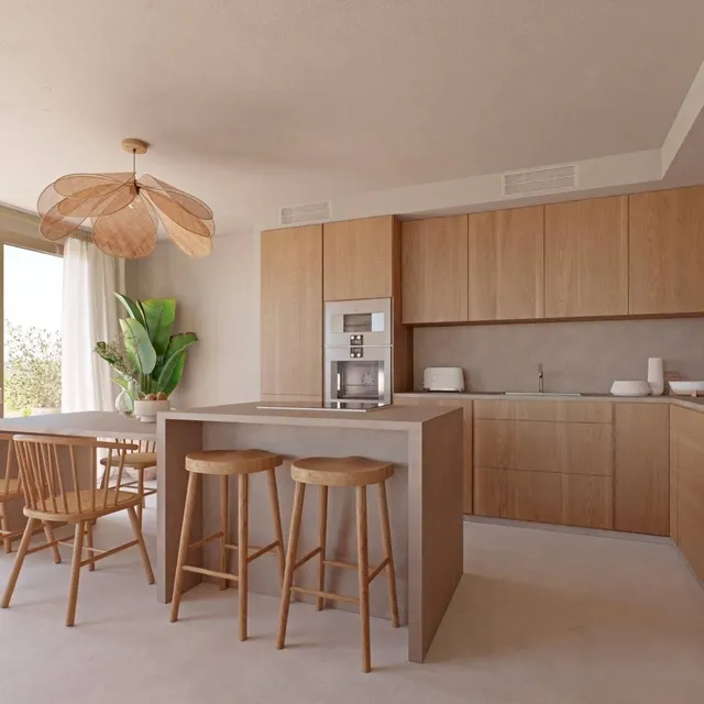 Villas de arquitectura organica de 3 dormitorios a la venta en Lliber, Costa Blanca. — 9