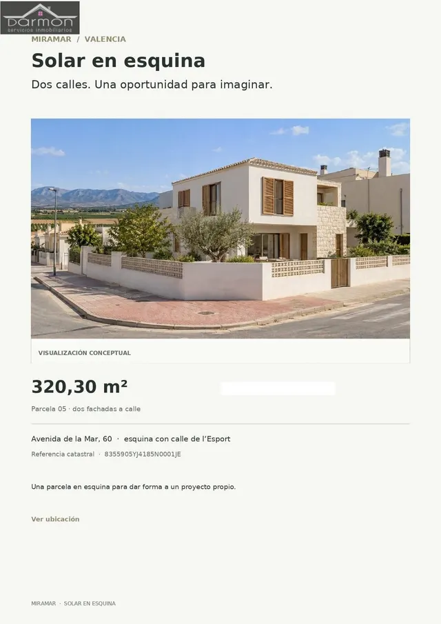 Oportunidad Única: Solar en Esquina en Miramar — 2