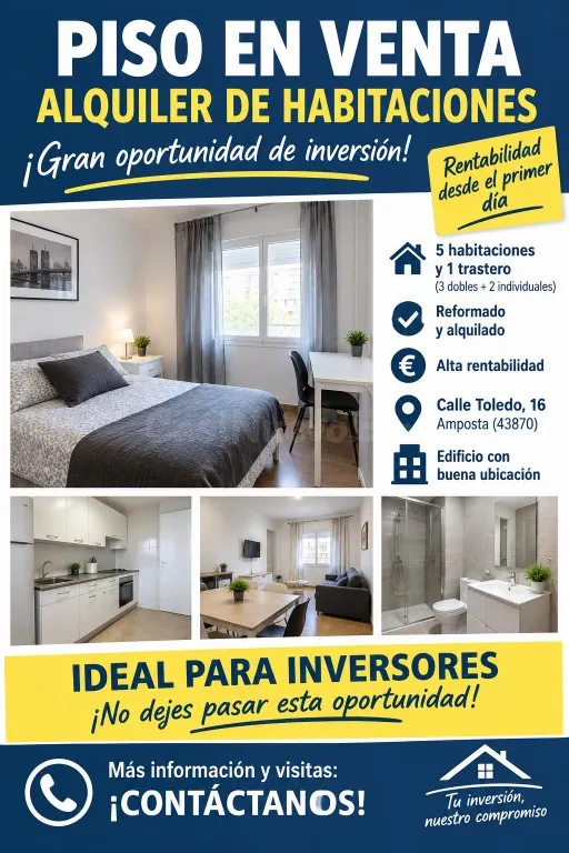 Piso en Venta en Amposta Tarragona — 2
