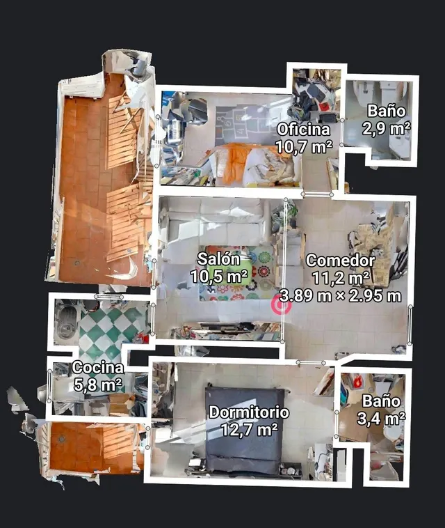 Apartamento 2 habitaciones 68m² en venta - Centro — 28