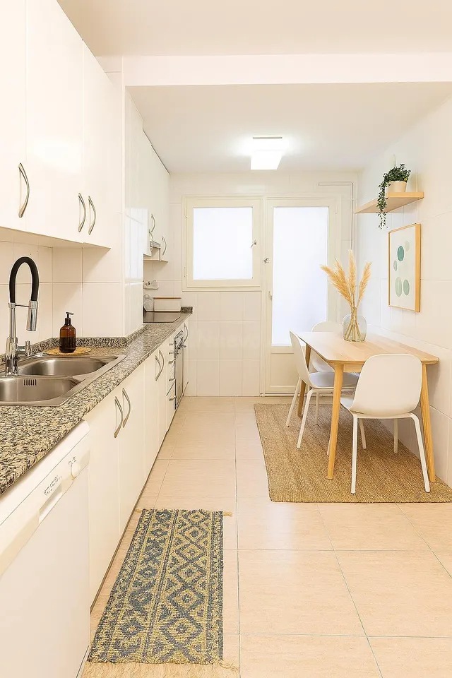 Amplia vivienda de tres habitaciones en pleno centro de Tarr - foto 2