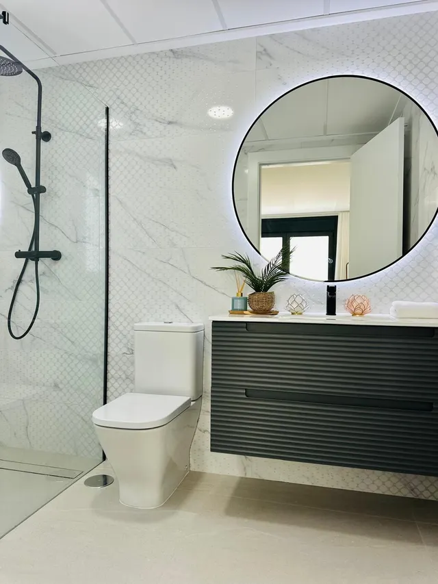 Villa contemporánea con piscina privada y solárium en San Pedro del Pinatar — 20