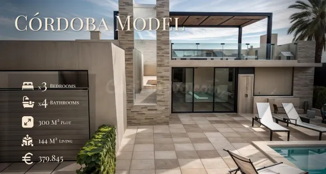 VILLA DE LUJO EN (LA PINILLA) MURCIA. PISCINA. 3 DORM. 4 BAÑ