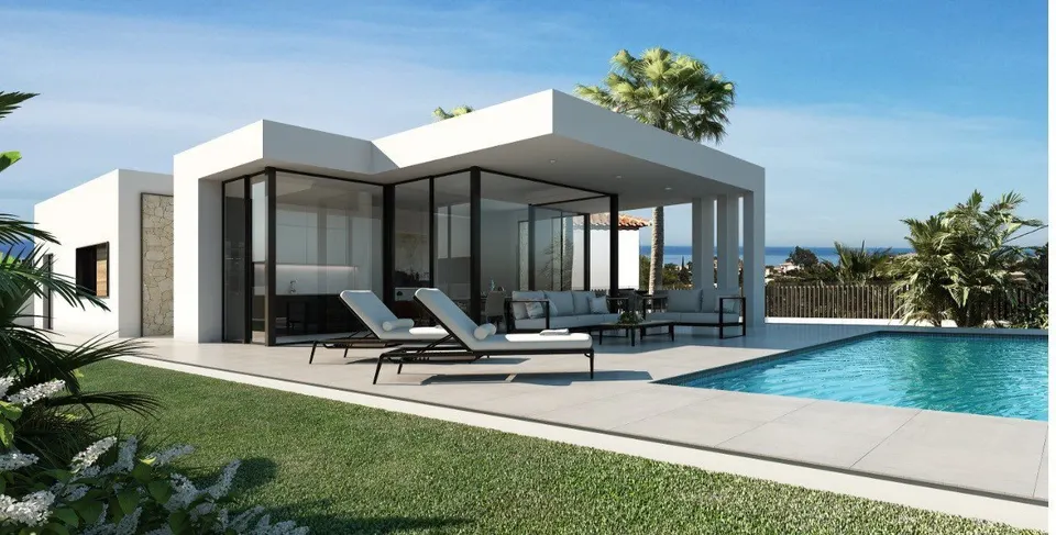 PRECIOSA VILLA DE OBRA NUEVA CON VISTAS AL MAR EN DENIA!