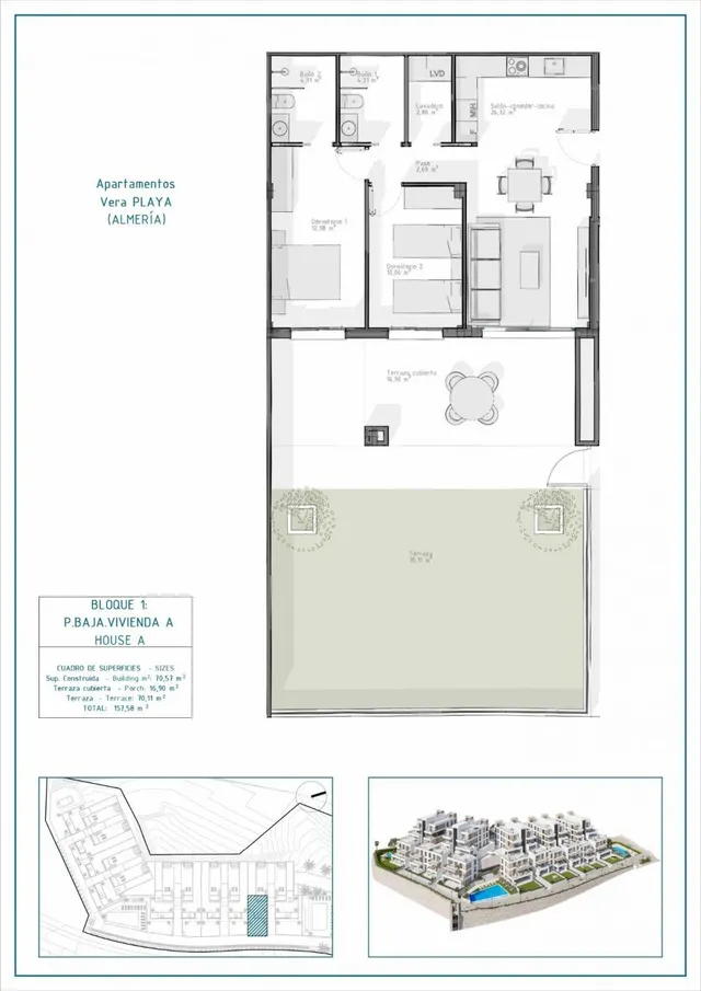 Apartamento 2 habitaciones 70m² en venta - Las Salinas — 9