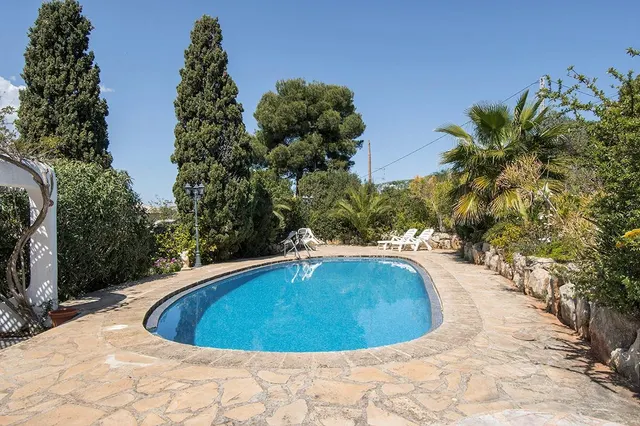 Villa con el encanto de una casita de campo con vistas al mar en Jávea — 22