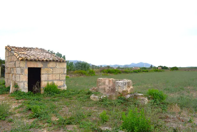 Finca rústica con caseta de herramientas en Muro