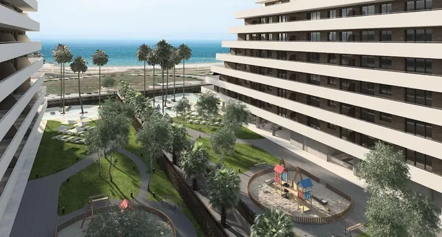 Apartamentos de nueva construcción en primera línea de playa