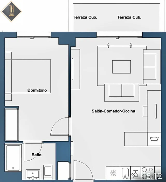 Coqueto apartamento a estrenar totalmente amueblado — 9