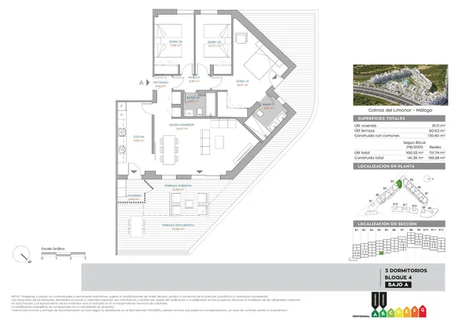 Planta baja 3 habitaciones 199m² en venta - Limonar — 20