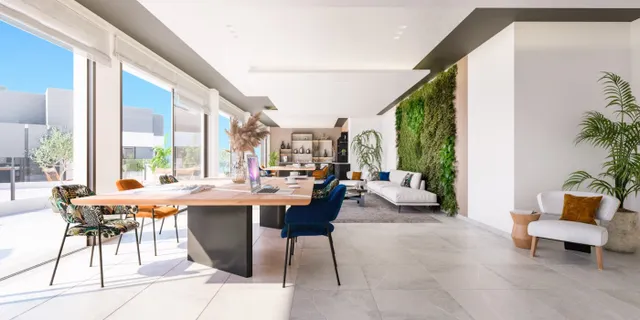 124 viviendas de 2 y 3 dormitorios, áticos y bajos con jardín en Estepona — 10