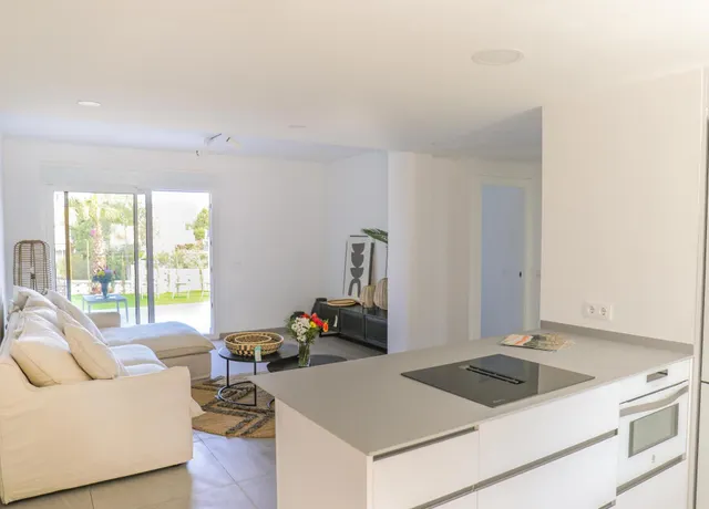 VIVIENDA OBRA NUEVA DE 1 HABITACIÓN CON TERRAZA, GARAJE Y PISCINA EN MODERNO RESIDENCIAL EN DENIA !! — 7