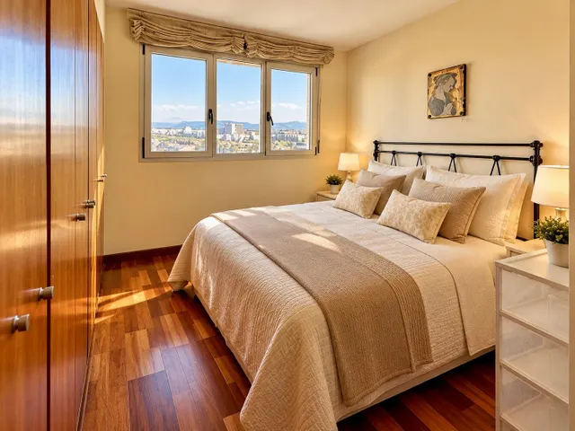 Piso de 4 habitaciones con terraza, piscina y vistas despejadas en Valencia — 6
