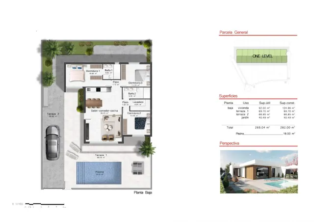 VILLAS DE OBRA NUEVA DE UNA SOLA PLANTA EN CAMPO DE GOLF ALT - foto 4