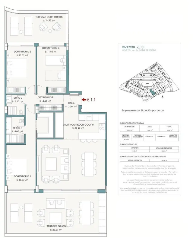 Apartamento de 3 dormitorios en Estepona con dos amplias terrazas, garaje y trastero — 19