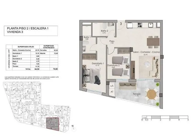 Encantador apartamento con terraza en el centro de Santa Pola. — 11
