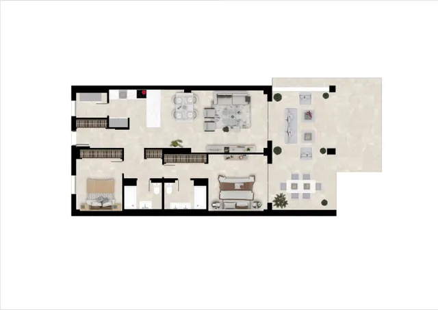 Apartamento 2 habitaciones 103m² en venta - El Paraíso — 42