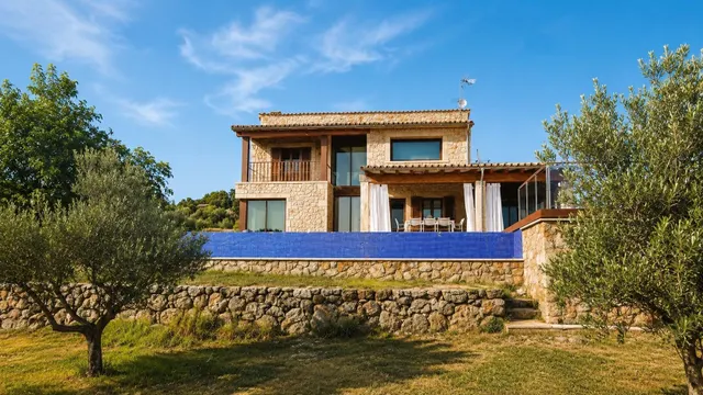 Espectacular finca con piscina infinity y vistas a la Serra de Tramuntana en Alaró — 20