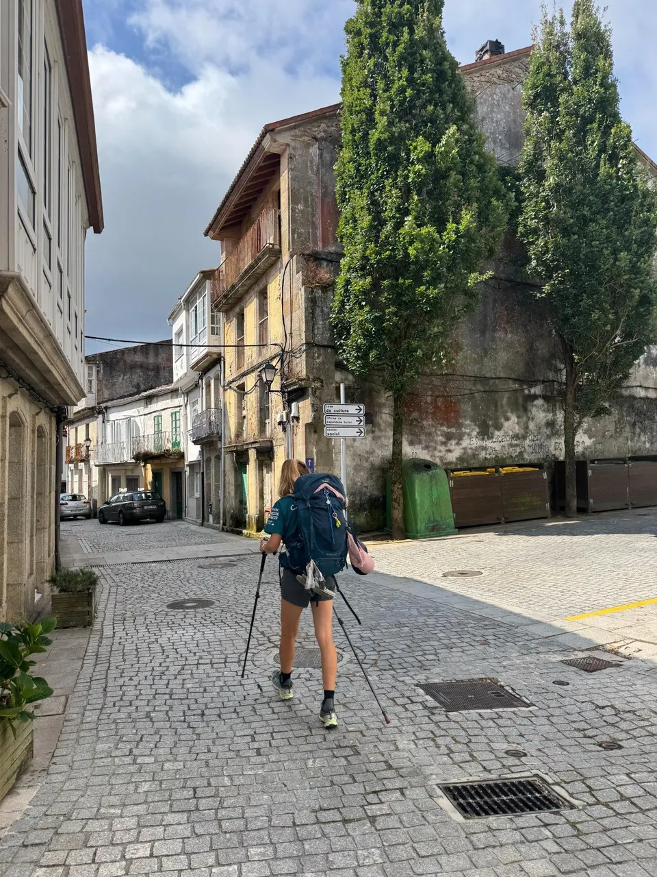 Casa de piedra en camino de Santiago en Corcubion