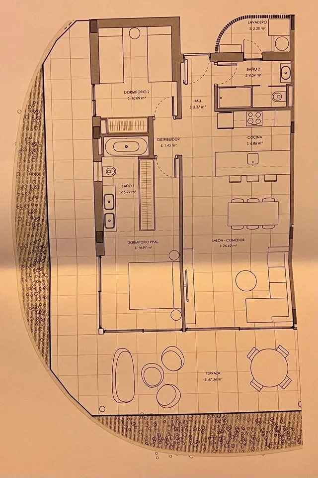 Apartamento 2 habitaciones 88m² en venta - Centro — 38