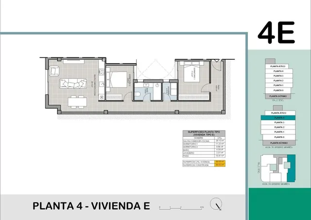 Apartamento 1 habitación 58m² en venta - Acequion — 13
