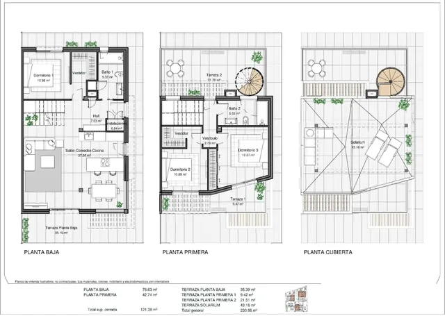Villa 3 habitaciones 121m² en venta - Pla de cantal — 35