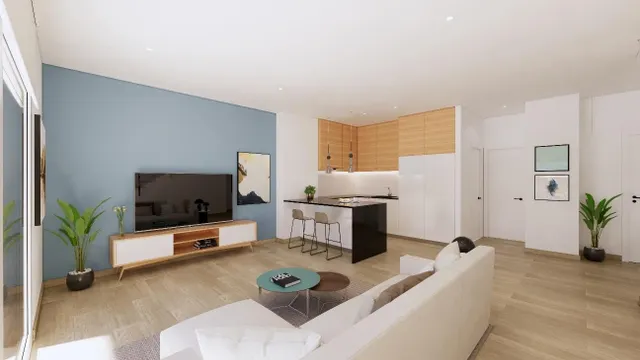 Casas adosadas de nueva construcción en primera línea de La Serena Golf en Los Alcázares — 11