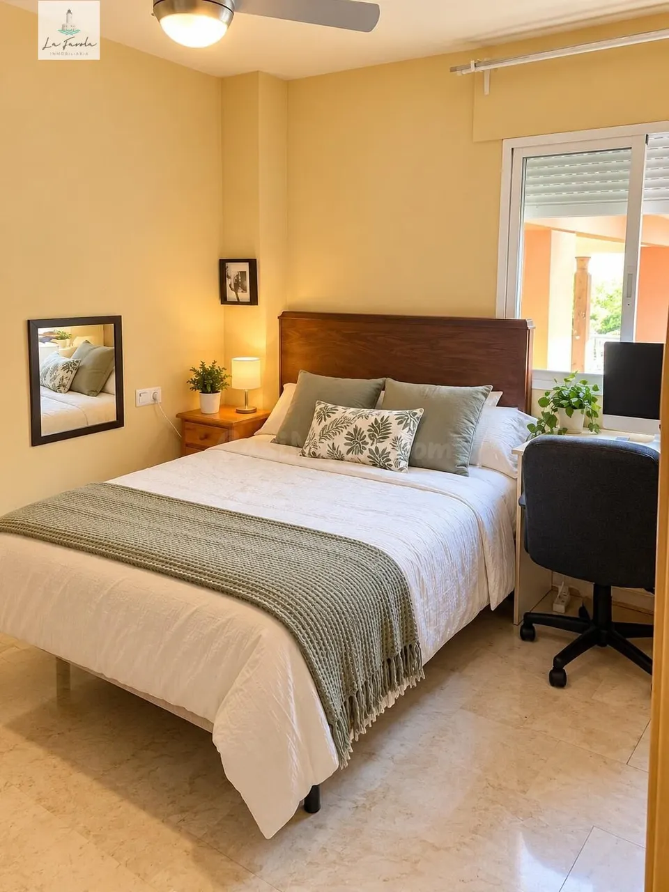 habitación EN RESIDENCIAL CON JARDINES EN TEATINOS (MALAGA)